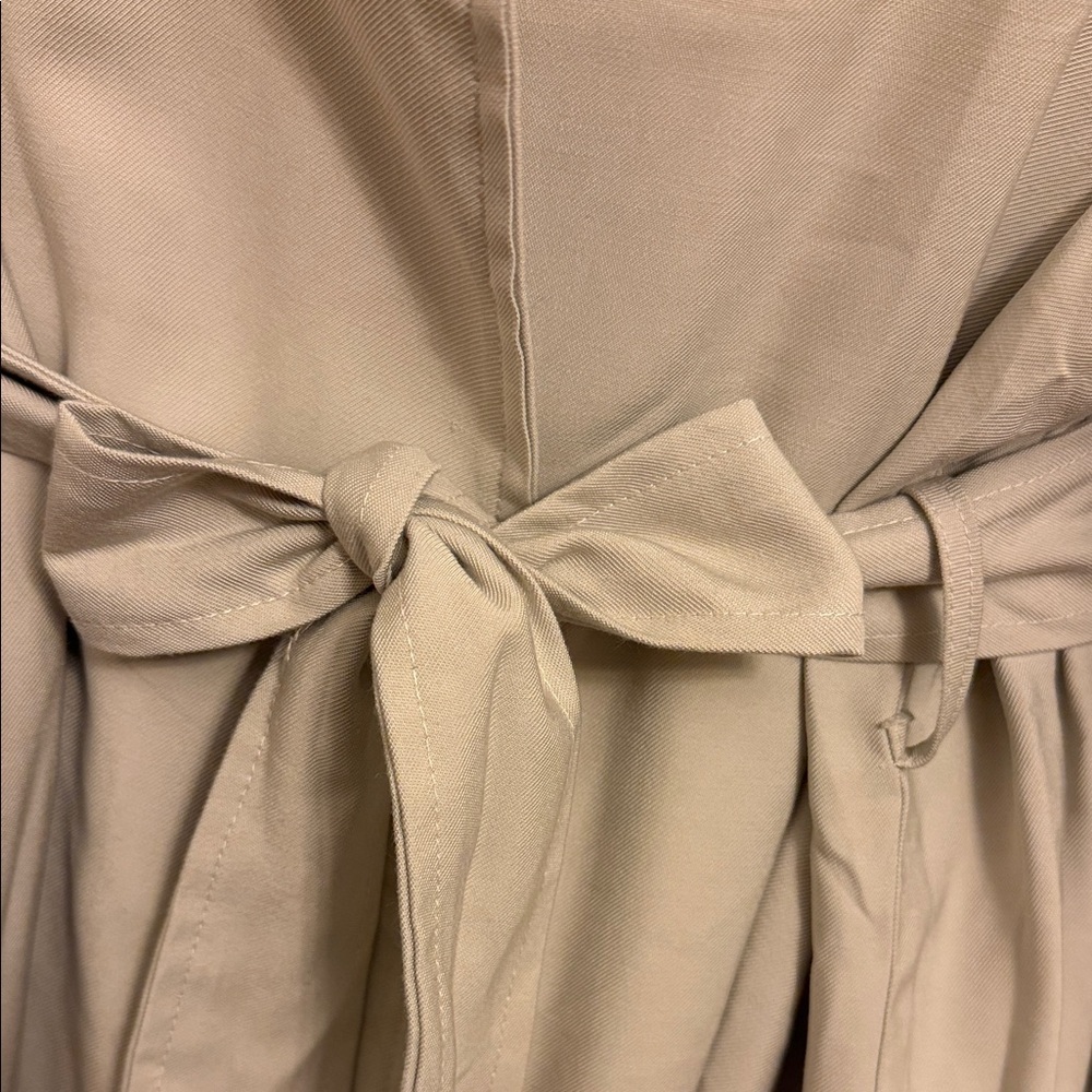 Fore Elegant Cream Trench Coat - Picture 4 of 9